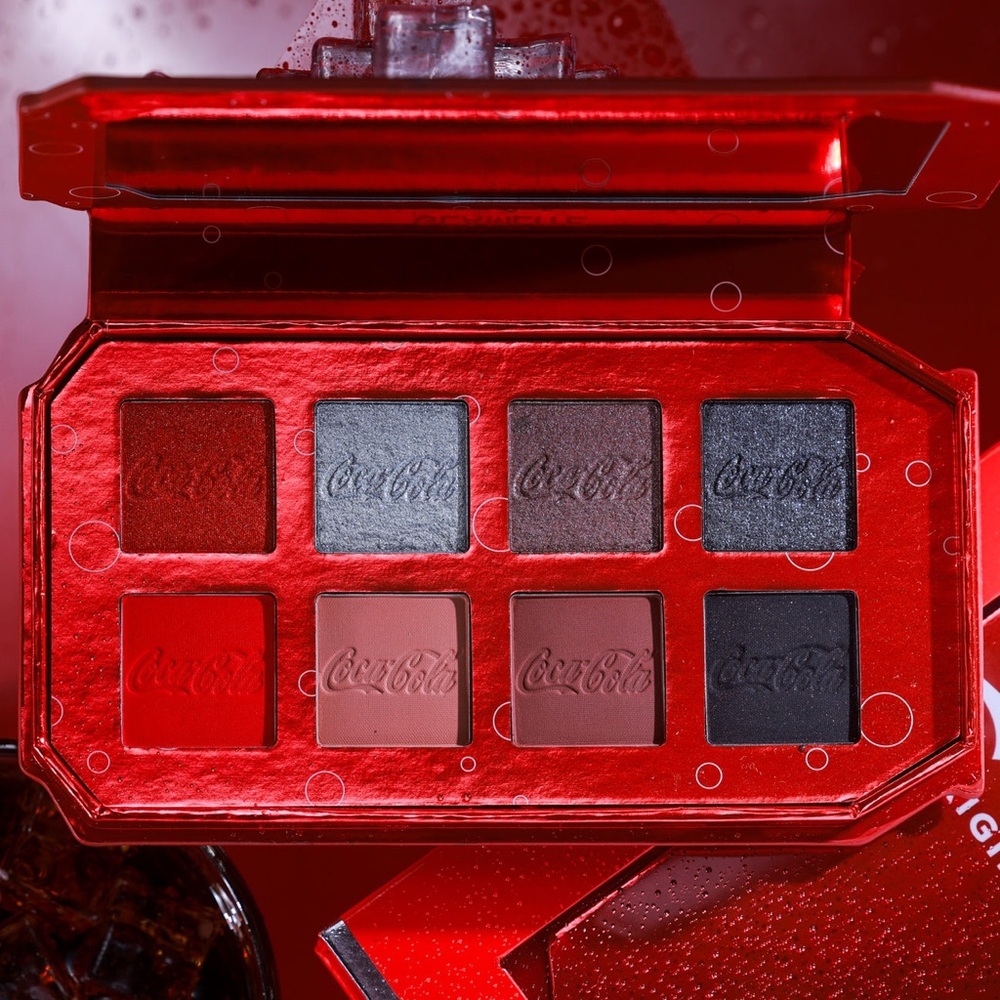GLAMLITE Cherry Coca-Cola 8 Shade Palette for Face and Body - Picture 2 of 5
